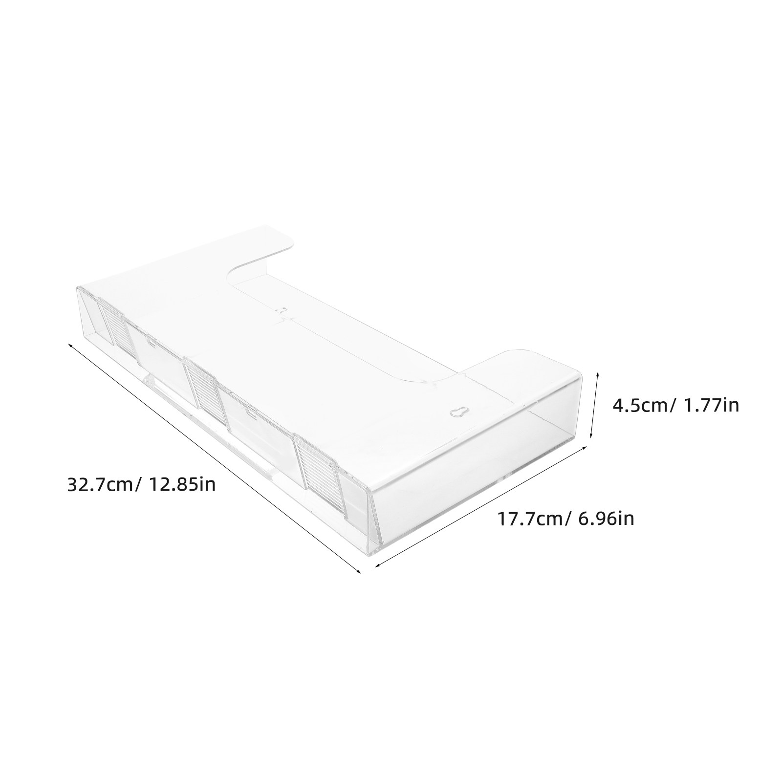 2Pcs Rak File Dinding Akrilik  - Magazine Holder Rack ulasan dan harga
